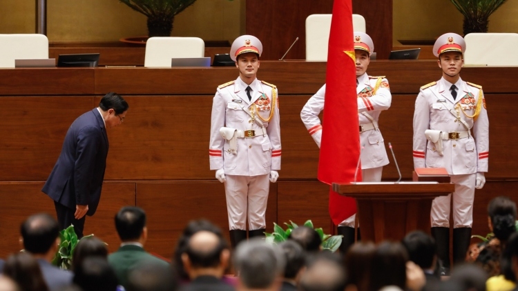 Politburo member Pham Minh Chinh sworn in as new Prime Minister of Vietnam